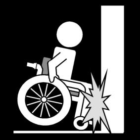 rolstoel botst